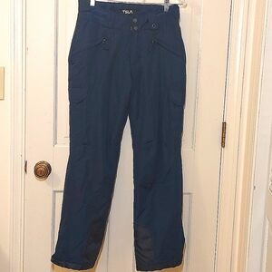 TSLA navy cargo snow/ski pants, size XS